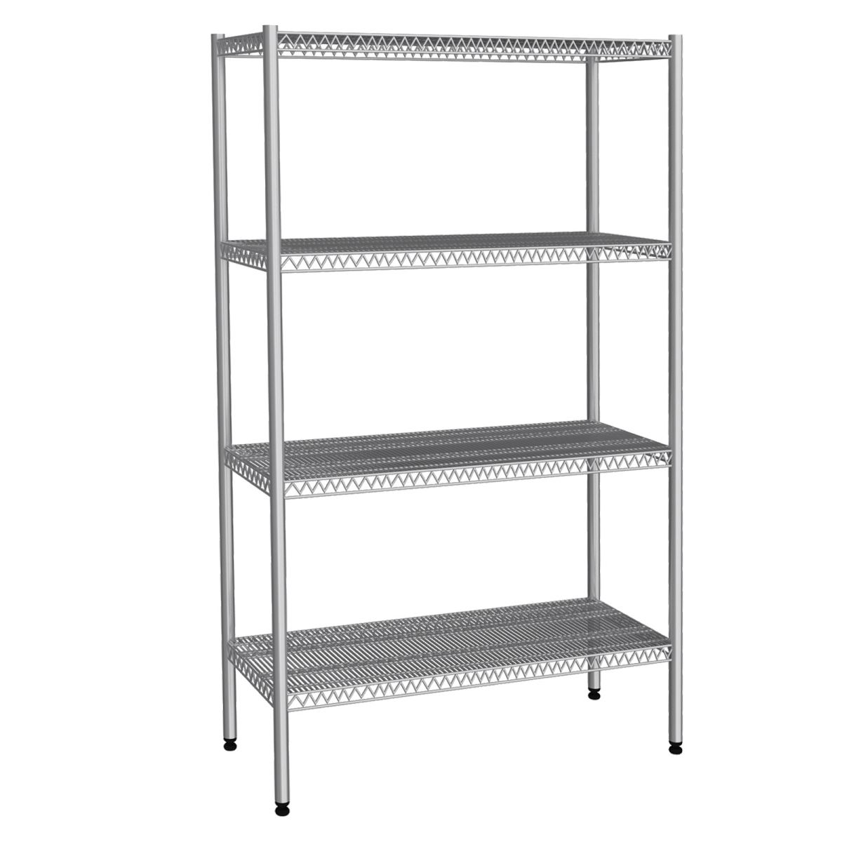 Wire Shelves With 4 Floor